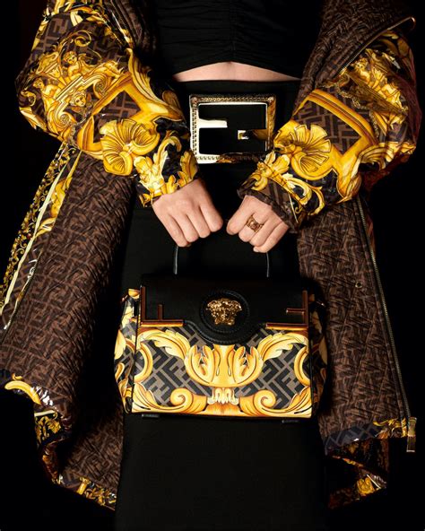 collaboration with fendi|fendi and versace collaboration.